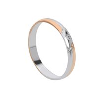 Anello Gioielleria Dossena  Fedi nuziali in Oro Diamante FAD190BR